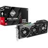 ASROCK Radeon RX 9070 XT Steel Legend Dark Grafikkarte 16GB GDDR6 1x HDMI 3x DP