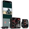 VSYSTO WiFi Dash Camera per moto, controller con display OLED, download video ad alta velocità, telecamera anteriore e posteriore 1080P, avviso in caso di vibrazioni anomale, sensore G (Q3L)