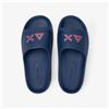 Sun68 Ciabatte uomo in PU blu navy logo rosso