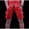 Fatto a mano Boxer pantalone corto pelle vera pelle di agnello rosso uomo palestra sport c...