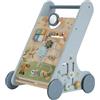Little Dutch 7232 - Carrello in legno FSC Activity - Forest Friends blu