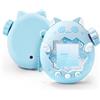 GeekShare Custodia in silicone compatibile con Tamagotchi Paradise, morbida custodia protettiva, cappucci per pulsanti, catena di perle e adesivi, skin antigraffio, set di impugnature comode (Circle