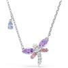 Swarovski x Ariana Grande Pendente, Taglio misto, Libellula, Multicolore, Placcato rodio