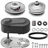 VEVOR Frizione per Motore da 2-8 HP, Kit Frizione per Kart ad Alta Resistenza da 2000 Giri/min, con Ruote dal Design Asimmetrico e Cinghia in Gomma Resistente, Kit per Sostituzione Motore per Kart