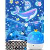SEEKSTARS 21 set di pellicole proiettori di luce notturna per bambini, luce notturna per camera dei bambini, lampada da soffitto, con rotazione a 360°, dimmerabile, per ragazze, compleanno, Natale, asilo