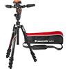 Manfrotto Befree Advanced 3-Way Camera Tripod for Sony's Alpha Cameras, Aluminium Travel MiniTripod, Lever Lock, with 3-Way Fluid Head, for Photo and Video, Vlogging Equipment, Carry Bag, MKBFRLA-3W