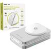 Mobile Origin Supporto di ricarica pieghevole Mobile Origin 3 in 1 Qi2 da 25 W Pw35, compatibile con MagSafe - Argento