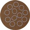 Glitz4Girlz 12 mini elastici per capelli in silicone trasparente antiscivolo senza intoppi senza fine
