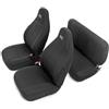 Rough Country Coprisedili in neoprene per Jeep Wrangler TJ 1997-2002 - 91000, nero