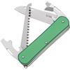 Fox Coltello multiuso alluminio verde | Fox Vulpis FX-VP130-S4 OD