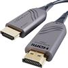 KabelDirekt - Cavo 8K HDMI 2.1 ottico, certificato con perdita di segnale dello 0% - 10 m (8K@60Hz, Ultra High Speed HDMI, cavo flessibile in fibra ottica con licenza ufficiale)