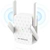 COOYA Extender WiFi Più Veloce nel 2026, Ripetitore Wireless Internet, Casa copre fino a 10.000 metri quadrati, 35 Dispositivi, Booster WiFi 1200Mbps Con Porte RJ45, Dual Band 2.4G/5G, 4 Antenne