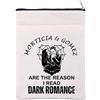 ZJXHPO GomezBS-UK - Custodia per libro del film horror Dark Romance Reader, motivo: Morticia Gomez Fandom