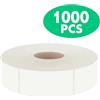Hebayy 1000 etichette vuote per congelatore, resistenti all'olio e all'acqua, dotate di linea perforazione, adatte per contenitori per alimenti, vasetti, organizzazione dispensa (ciascuna misura 2.5x5cm).
