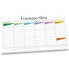Generico planner settimanale da tavolo | Weekly planner 43,5x31,5 | Planner Da Tavolo 2026 Con Orari senza Date | MAXI A3 planner 50 Fogli (Multicolore piccolo)