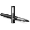 Parker penna roller Vector XL | Laccatura nero metallizzato su ottone | Punta sottile con ricarica di inchiostro nero | Confezione regalo