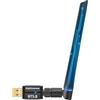 Hakimonoe Adattatore Bluetooth 5.4 a lungo raggio per PC, Dongle USB senza fili Antenna Esterna per Windows 11 10 8.1 7 Linux Laptop Desktop Computer, Coppia con Auricolare Bluetooth Altoparlante