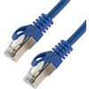 SeKi Cavo di rete S/FTP PIMF, cat. 7, 1,50 m, blu, cavo patch Gigabit Ethernet LAN DSL CAT7