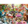 Ravensburger Puzzle Ravensburger The Cat Groomer da 1000 pezzi — Funny Cat Spa Scene di Dean MacAdam — Puzzle di alta qualità per adulti