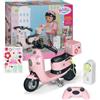 BABY born E-Scooter - Monopattino telecomandato con accessori - Funziona a batterie - Adatto a tutte le bambole da 43 cm