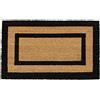 Relaxdays Zerbino Ingresso Casa, 75x45 cm, Tappetino Classico, Tappeto Antiscivolo, Interni & Esterni, Naturale