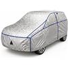 GEV telo antigrandine uv protect suv L- Copertura Totale Impermeabile con Protezione da Grandine, Raggi UV e Graffi - Per Tetto, Parabrezza, Cofano, Finestrini e Baule 490 * 145 * 190cm