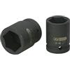 KS Tools 515.1330 Bussola Esagonale per Avvitatori ad Impulsi, Corta, 30 mm, 3/4