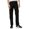 Enzo Blue Circle Jeans Dritti da Uomo, Nero (Nero Nero), 44W / 30L