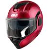 Givi Casco Moto Modulare P/J Givi X36 FIBRA Bordeaux