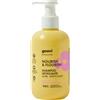 Goovi, Nourish and Flourish, Shampoo Nutriente e Setificante Effetto Gloss, Formula con Avocado, Biotina e Amminoacidi, Nutre e Deterge Delicatamente con Ingredienti di Origine Naturale, 250 ml
