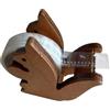 Genérico Dispenser di nastro animale, scrivania dispenser di nastro animale, stand scoiattolo taglierina in legno | Dispenser di legno per scrivania, portarotolo d