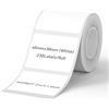 NIIMBOT Etichette per etichettatrice B1/B21/B3S, 40 x 30 mm, 230 nastri/rotolo, nastro termico per etichette, impermeabile, a prova di olio, per casa, ufficio, piccole imprese, colore bianco