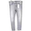 SCOTCH & SODA Dart Jeans Uomo Super Skinny W32/L32 Grigio Destroyed Lavato