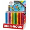 KOH-I-NOOR Espositore 72 matitoni Koh-I-Noor Magic triangolari con mina multicolore - colori assortiti - H3408-72ESP