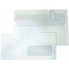 Blasetti Buste con finestra Blasetti Strip Laser - 90 g/m² bianco - 11x23 cm - conf. 500 pz - 0157