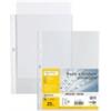 Sei Rota Buste a perforazione universale Sei Rota Atla 22x30 cm in PP basso spessore - finitura goffrata - conf. 25 pz - 662206