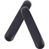 HONMEET Cuscino Bracciolo Nero per Sedia a Rotelle 2 Pezzi