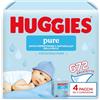 Huggies Natural, Salviette neonato, 99% acqua pura, ipoallergeniche, dermatologicamente testate, 672 Pz (12 x 56)