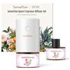 SenseFlow Diffusore di Oli Essenziali SF101 PRO Ultrasuoni Senza Acqua Profumatore per Ambienti, 100% Vegetale, Aroma Fino a 120 Giorni, Ideale per Casa, Hotel e Studio - Orchid Breeze Air Fresh