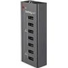 StarTech.com Stazione Ricarica a 7 porte USB con 5x Porte 1A e 2x Porte 2A - Hub per dispositivi multipli (ST7C51224EU)
