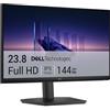 Dell 24 Monitor - SE2426HS, Full HD (1920x1080), 144Hz, IPS, 1ms MPRT, AMD FreeSync, Regolabile in Altezza, VESA (100x100mm), 2 HDMI, 3 Anni di Garanzia, Nero