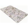 Comart - Tappeto Cucina Austin - Impermeabile - Antiscivolo - Antimacchia - Lavabile in Lavatrice - Passatoia in Poliestere - per Corridoio e Cucina - Made in Italy - Fiori Bloom - 50x75 cm