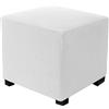 ZEaink Pouf Quadrato Elasticizzato 70x70/60x60/45x45/80x80/50x50 Ottomano Copri Poggiapiedi Contenitore Copertura Dell'Ottomano Fodera Lavabile Sgabello (Color: #8, Si