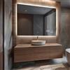 FORAM Specchio da Bagno Illuminato a LED - Specchio da Parete da Bagno 140x50cm Ellie - su Misura - Personalizzabile - moderno specchi con illuminazione, retroilluminato