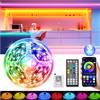 Realky Strisce LED, 15M RGB Led Camera, APP Bluetooth Controllato Luci Gaming, LED Striscia Musica Sincronica, Luci Colorate Timer per Decorare TV, Cucina, Feste, La Stanza dei Bambini
