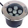 WZYJLyds Faretti Incasso LED A Pavimento Faretto Albero Giardino AC85-265V IP67 Impermeabile Faretti Incasso Esterni Faretto da Pavimento for Esterni (Colore : Bianco Caldo, Misurare : 12W)