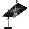 TWSOUL Illuminazione solare per ombrellone, lampada a sospensione solare con telecomando, 3 modalità, IP66, impermeabile e protezione dal vento, per la decorazione di ombrelli, tende da campeggio