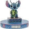 Enesco Disney Traditions Disney Traditions Strane Forme di Vita - Stitch con la Rana Figurina, resina, Multicolore, 70x60x100 cm