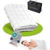 Juskys Coperta ponderata 135x200 - Anti-stress terapeutica con perle di vetro - cotone e microfibra - per adulti con disturbi del sonno - 5 kg