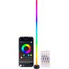 Generic Lampada da terra a LED RGB, illuminazione ambientale regolabile, lampada angolare a LED, elegante lampada da pavimento per camera da, casa, comodino, ufficio, appartamento, dormitorio, fattoria